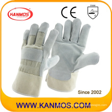 Серые кожаные перчатки ручной работы из перчаток (11003)
